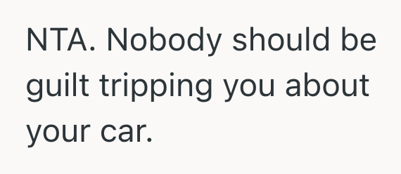 Screenshot 2025 05 20 at 6.08.58 AM Her Messy Sister Keeps Using Her Car Without Her Permission, And Her Parents Pressure Her To Allow It
